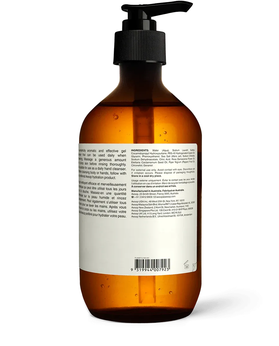 Aesop A Rose By Any Other Name Body Cleanser 玫瑰的名字身體潔膚露 - Image 3