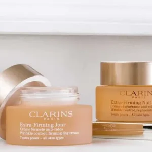 CLARINS Extra-Firming Partners 煥顏緊緻日夜保養套組