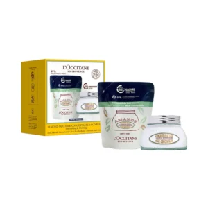 L‘OCCITANE Almond Milk Concentrate & Eco-Refill 杏仁緊膚乳兩件裝