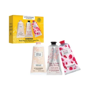 L‘OCCITANE Pink Flowers Hand Cream Trio 粉嫩迷人花香潤手霜套裝